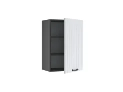 Vicco Hängeschrank Fame-Line Hängender Küchenschrank Weiß Landhaus/Anthrazit 50 cm