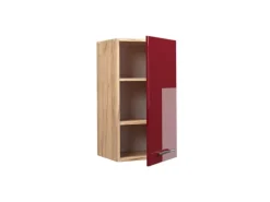 Vicco Hängeschrank Fame-Line Bordeaux Hochglanz/Goldkraft Eiche 40 cm