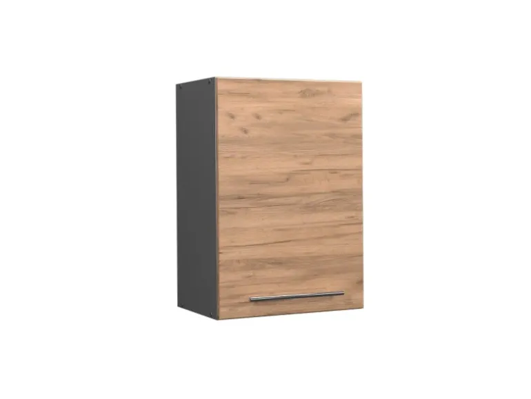 Vicco Hängeschrank Fame-Line Hängender Küchenschrank Goldkraft Eiche/Anthrazit 50 cm