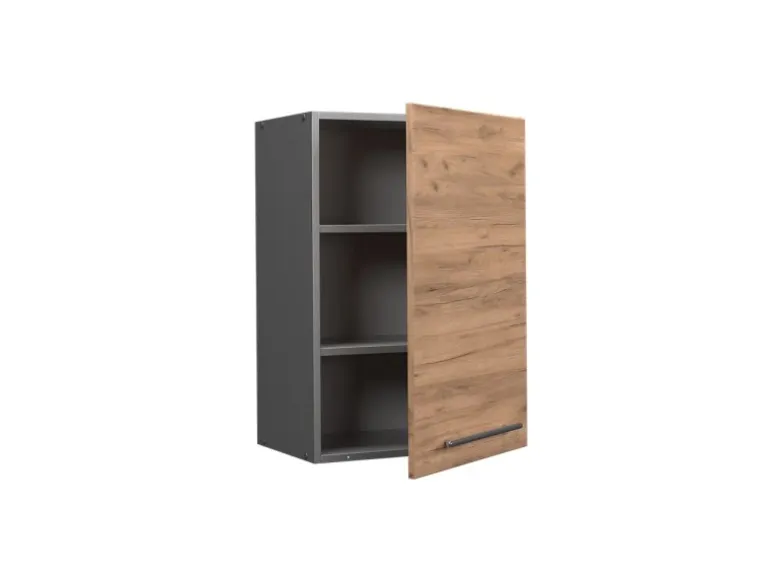 Vicco Hängeschrank Fame-Line Hängender Küchenschrank Goldkraft Eiche/Anthrazit 50 cm