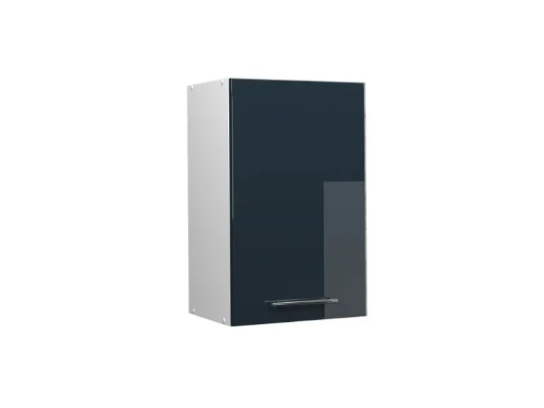 Vicco Hängeschrank Fame-Line Hängender Küchenschrank Dunkelblau Hochglanz/Weiß 45 cm