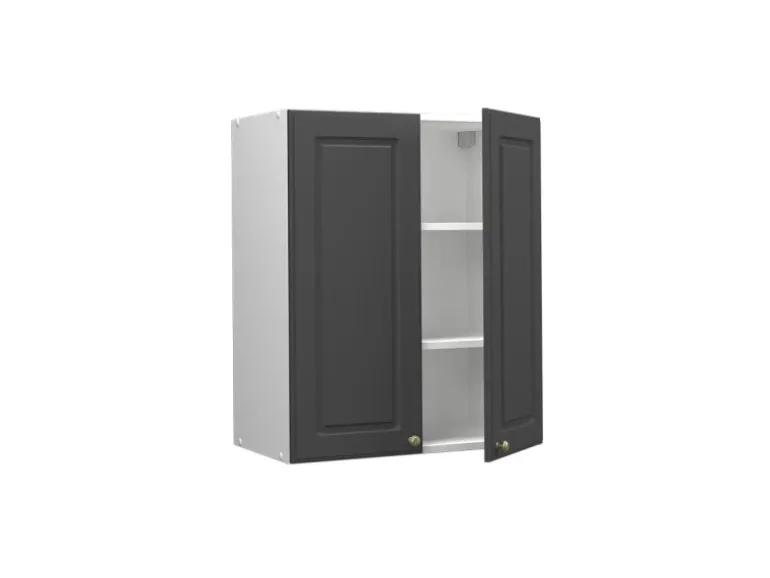Vicco Hängeschrank Fame-Line Hängender Küchenschrank Anthrazit-Gold/Weiß 60 cm