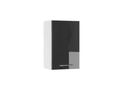 Vicco Hängeschrank Fame-Line Hängender Küchenschrank Anthrazit Hochglanz/Weiß 45 cm