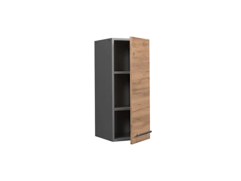 Vicco Hängeschrank Fame-Line Hängender Küchenschrank Goldkraft Eiche/Anthrazit 30 cm