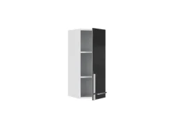 Vicco Hängeschrank Fame-Line Hängender Küchenschrank Anthrazit Hochglanz/Weiß 30 cm