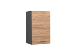 Vicco Hängeschrank Fame-Line Hängender Küchenschrank Goldkraft Eiche/Anthrazit 45 cm
