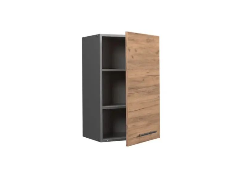 Vicco Hängeschrank Fame-Line Hängender Küchenschrank Goldkraft Eiche/Anthrazit 45 cm