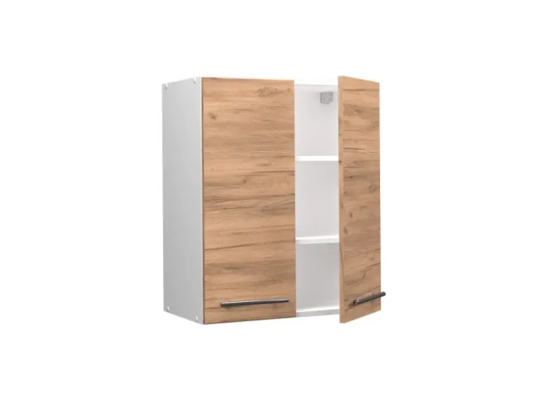 Vicco Hängeschrank Fame-Line Hängender Küchenschrank Goldkraft Eiche/Weiß 60 cm
