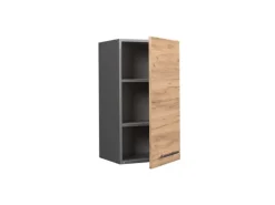 Vicco Hängeschrank Fame-Line Hängender Küchenschrank Goldkraft Eiche/Anthrazit 40 cm