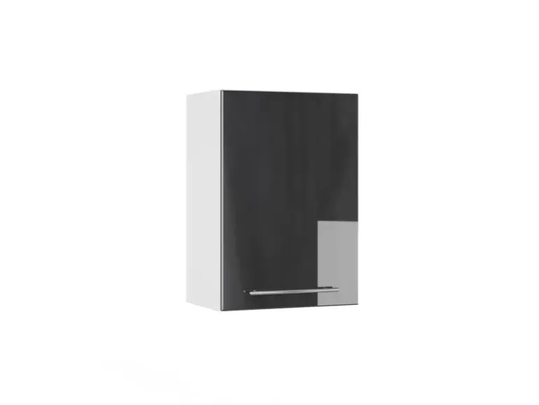 Vicco Hängeschrank Fame-Line Hängender Küchenschrank Anthrazit Hochglanz/Weiß 50 cm