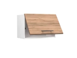 Vicco Hängeschrank Fame-Line Hängender Küchenschrank Goldkraft Eiche/Weiß 60 cm Flach