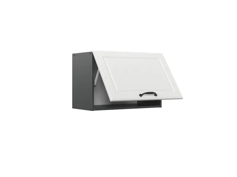 Vicco Hängeschrank R-Line Hängender Küchenschrank Weiß Landhaus/Anthrazit 60 cm Flach
