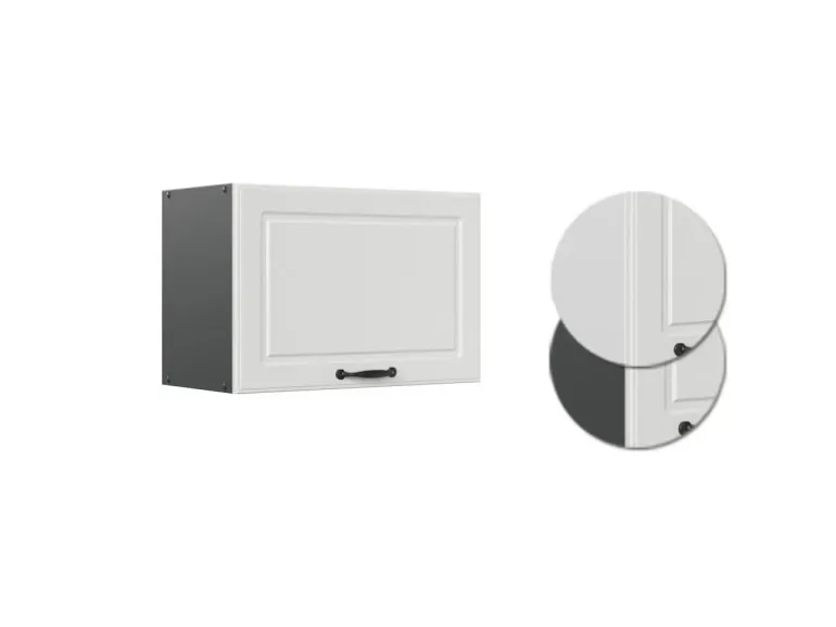 Vicco Hängeschrank R-Line Hängender Küchenschrank Weiß Landhaus/Anthrazit 60 cm Flach