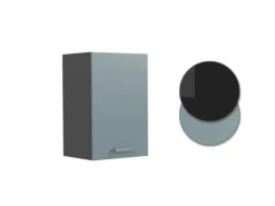 Vicco Hängeschrank R-Line Hängender Küchenschrank Blau-Grau/Anthrazit 40 cm