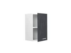 Vicco Hängeschrank R-Line Hängender Küchenschrank Schwarz Beton/Weiß 40 cm
