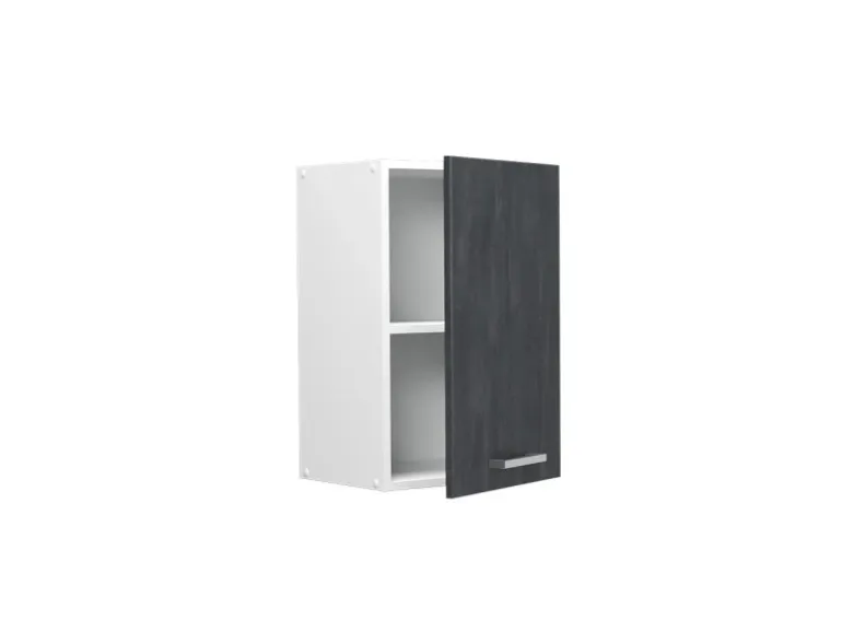Vicco Hängeschrank R-Line Hängender Küchenschrank Schwarz Beton/Weiß 40 cm