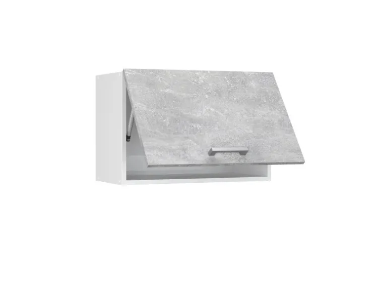 Vicco Hängeschrank R-Line Hängender Küchenschrank Beton/Weiß 60 cm Flach