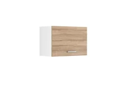 Vicco Hängeschrank R-Line Hängender Küchenschrank Sonoma/Weiß 60 cm Flach