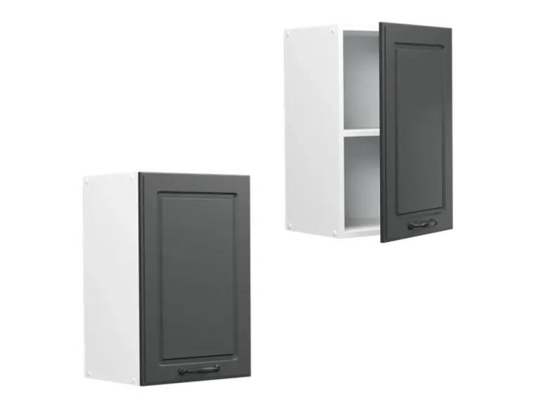 Vicco Hängeschrank R-Line Hängender Küchenschrank Anthrazit Landhaus/Weiß 40 cm