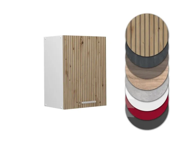 Vicco Hängeschrank R-Line Hängender Küchenschrank Artisan-Eiche/Weiß 45 cm