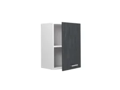 Vicco Hängeschrank R-Line Hängender Küchenschrank Schwarz Beton/Weiß 45 cm