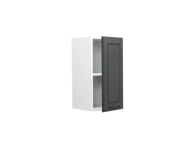 Vicco Hängeschrank R-Line Hängender Küchenschrank Anthrazit Landhaus/Weiß 30 cm