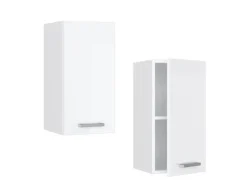 Vicco Hängeschrank R-Line Hängender Küchenschrank Weiß Hochglanz/Weiß 30 cm