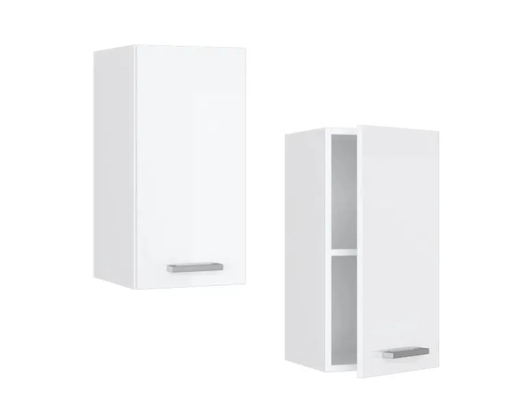 Vicco Hängeschrank R-Line Hängender Küchenschrank Weiß Hochglanz/Weiß 30 cm