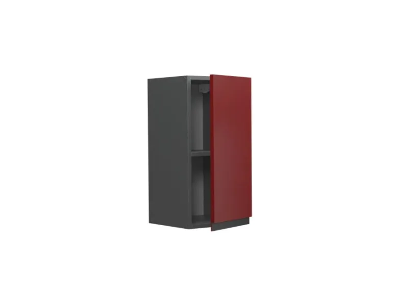Vicco Hängeschrank R-Line Hängender Küchenschrank Rot/Anthrazit 30 cm J-Shape