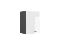 Vicco Hängeschrank R-Line Hängender Küchenschrank Weiß Hochglanz/Anthrazit 45 cm