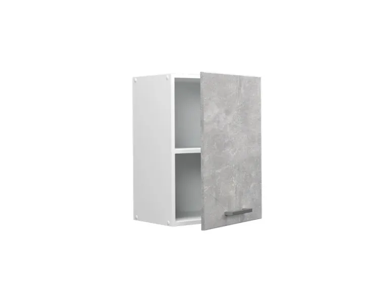 Vicco Hängeschrank R-Line Hängender Küchenschrank Beton/Weiß 45 cm