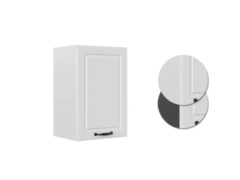 Vicco Hängeschrank R-Line Hängender Küchenschrank Weiß Landhaus/Weiß 40 cm