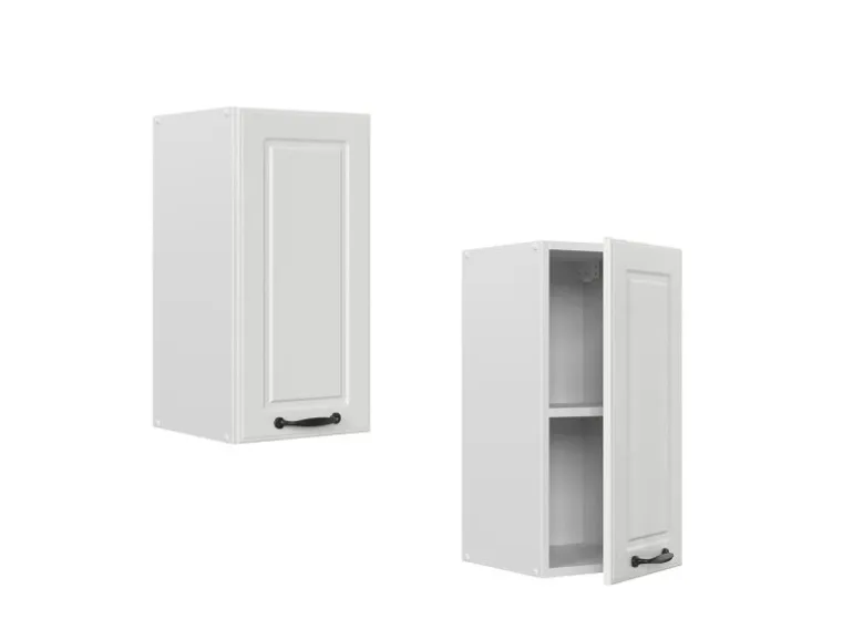 Vicco Hängeschrank R-Line Hängender Küchenschrank Weiß Landhaus/Weiß 30 cm
