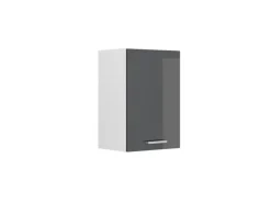 Vicco Hängeschrank R-Line Hängender Küchenschrank Anthrazit Hochglanz/Weiß 40 cm