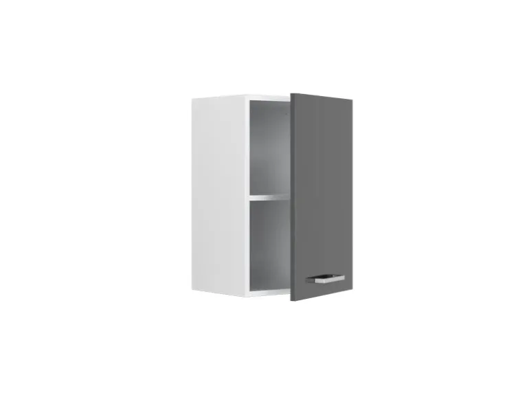 Vicco Hängeschrank R-Line Hängender Küchenschrank Anthrazit Hochglanz/Weiß 40 cm