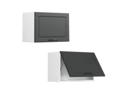 Vicco Hängeschrank R-Line Hängender Küchenschrank Anthrazit Landhaus/Weiß 60 cm Flach