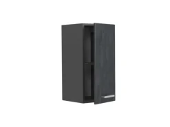Vicco Hängeschrank R-Line Hängender Küchenschrank Schwarz Beton/Anthrazit 30 cm