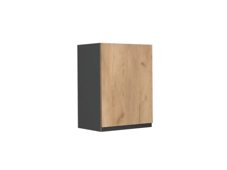 Vicco Hängeschrank R-Line Hängender Küchenschrank Goldkraft Eiche/Anthrazit 45 cm J-Shape