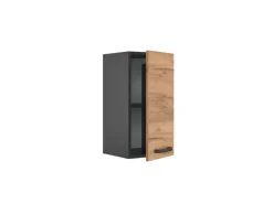Vicco Hängeschrank R-Line Hängender Küchenschrank Goldkraft Eiche/Anthrazit 30 cm