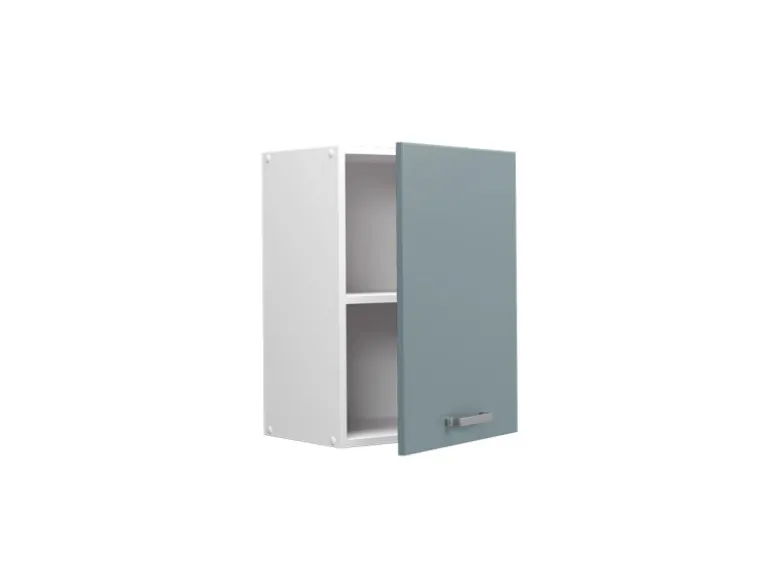 Vicco Hängeschrank R-Line Hängender Küchenschrank Blau-Grau/Weiß 45 cm