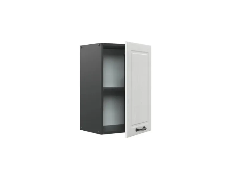 Vicco Hängeschrank R-Line Hängender Küchenschrank Weiß Landhaus/Anthrazit 40 cm