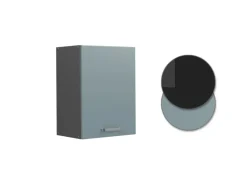 Vicco Hängeschrank R-Line Hängender Küchenschrank Blau-Grau/Anthrazit 45 cm