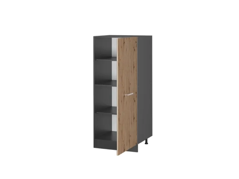 Vicco Hochschrank R-Line Küchenkommode Artisan-Eiche/Anthrazit 60 cm