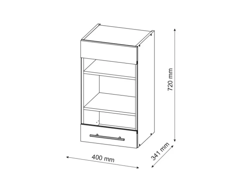 Vicco Küchenglasschrank Fame-Line Grün-Gold Landhaus/Goldkraft Eiche 40 cm