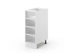 Vicco Küchenregal Fame-Line Offener Küchenschrank Weiß/Weiß 30 cm AP Anthrazit