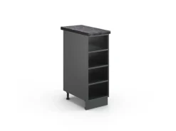 Vicco Küchenregal Fame-Line Offener Küchenschrank Anthrazit 30 cm AP Anthrazit