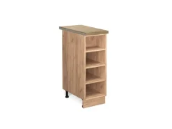 Vicco Küchenregal Fame-Line Offener Küchenschrank Goldkraft Eiche 30 cm AP Eiche