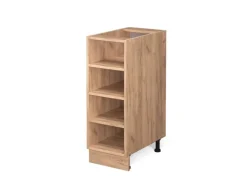 Vicco Küchenregal Fame-Line Offener Küchenschrank Goldkraft Eiche 30 cm AP Eiche