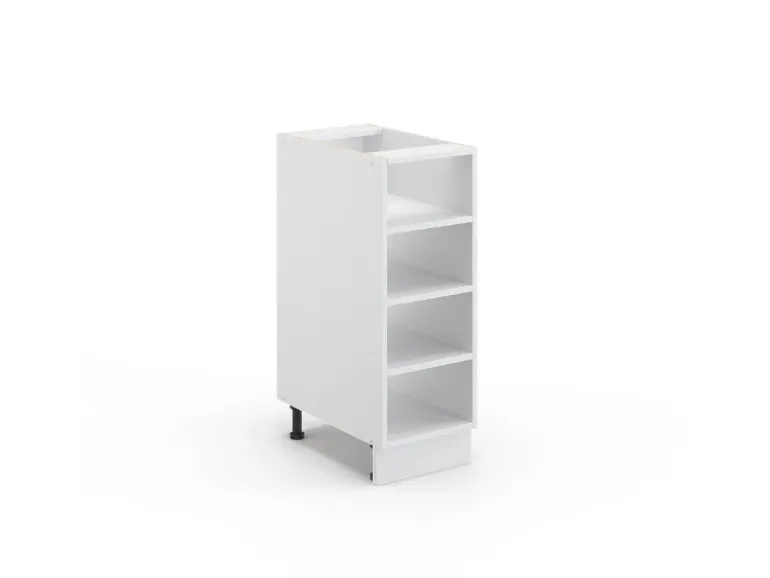 Vicco Küchenregal Fame-Line Offener Küchenschrank Weiß/Weiß 30 cm ohne Arbeitsplatte