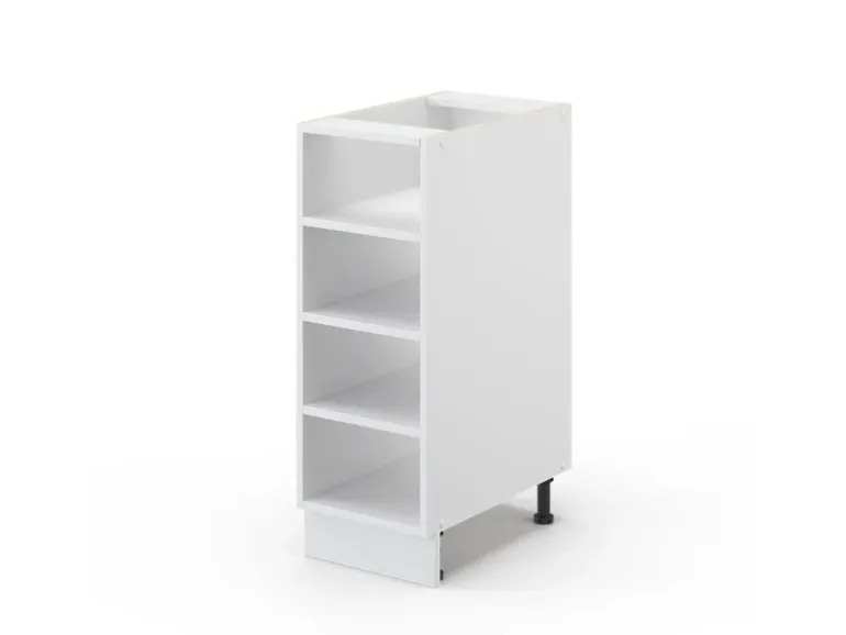 Vicco Küchenregal Fame-Line Offener Küchenschrank Weiß/Weiß 30 cm ohne Arbeitsplatte